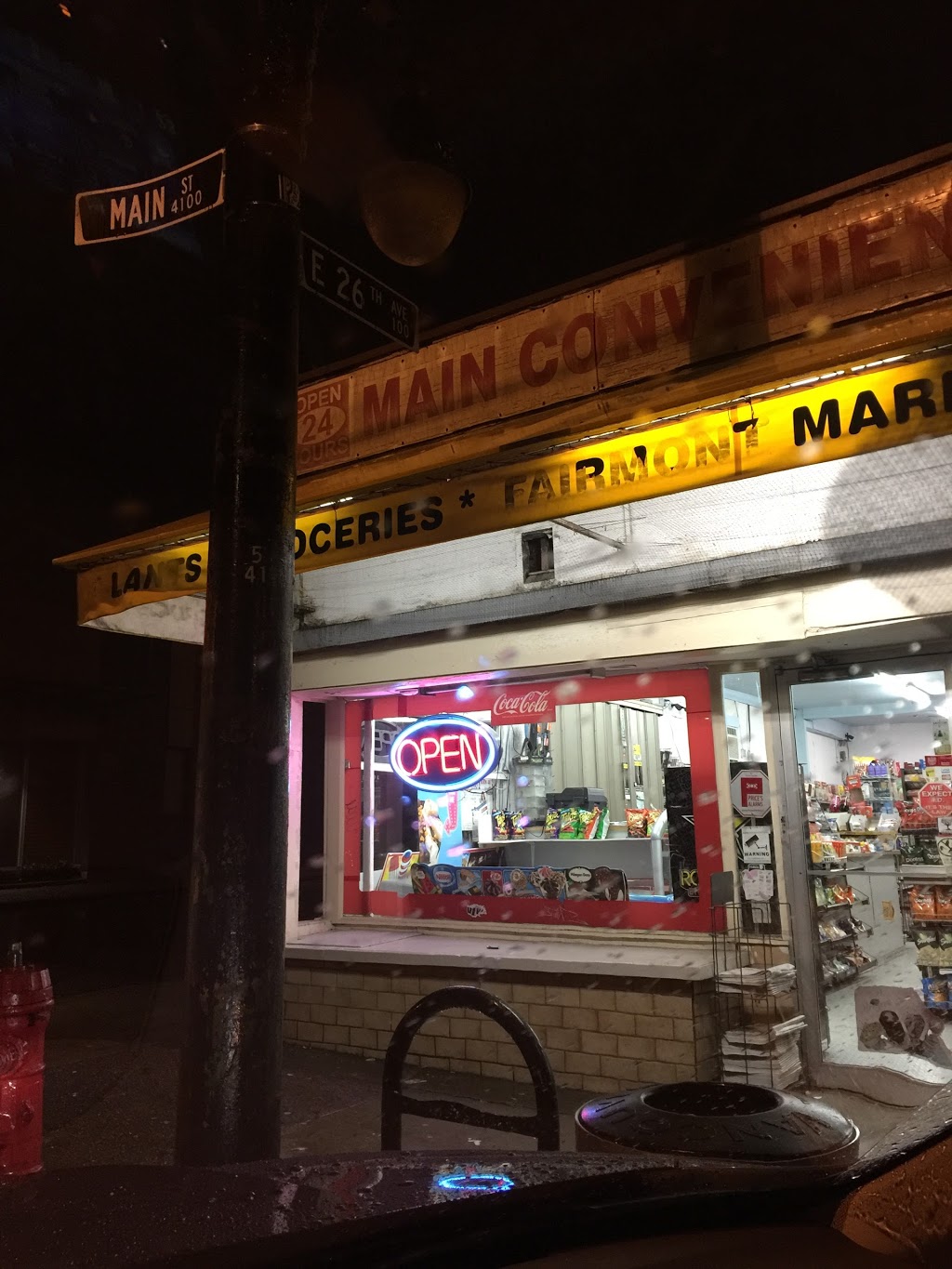 Main Convenience Store | 4195 Main St, Vancouver, BC V5V 3P6, Canada | Phone: (604) 876-7667