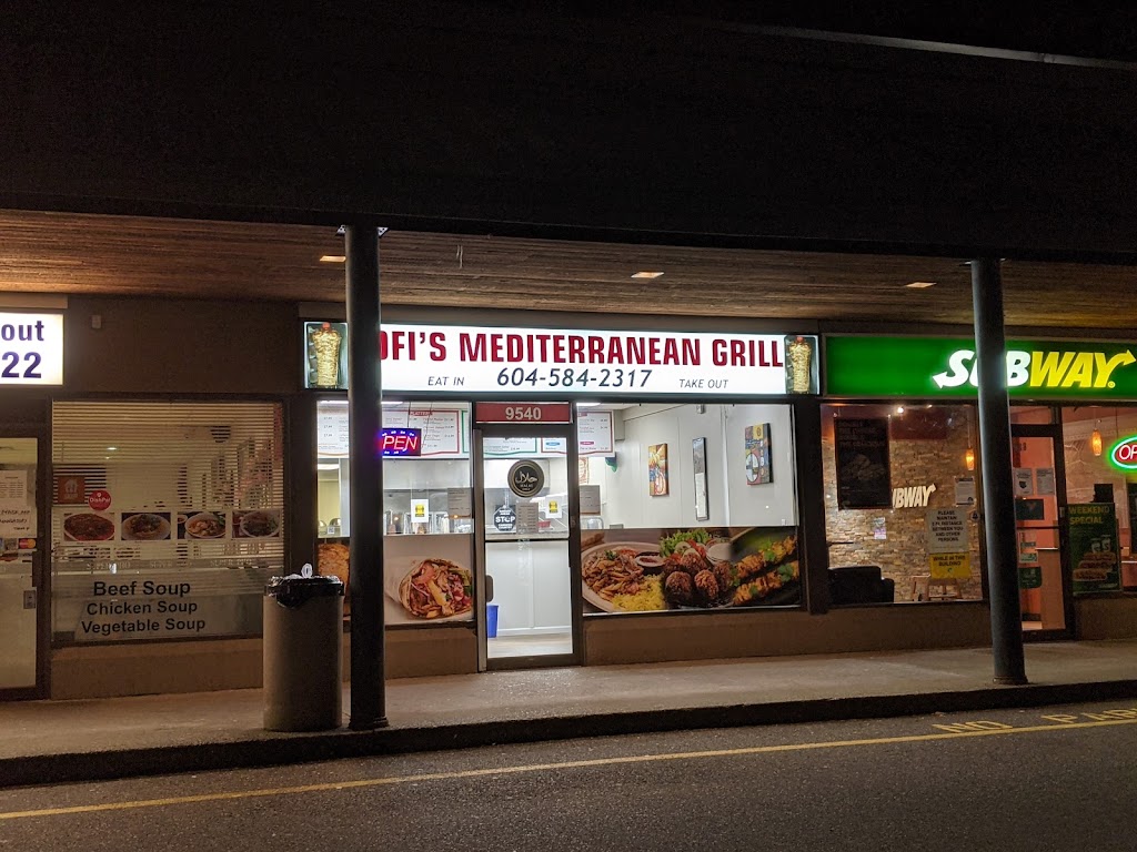 Sofis Mediterranean Grill | 9540 120 St, Surrey, BC V3V 4C1, Canada | Phone: (604) 584-2317