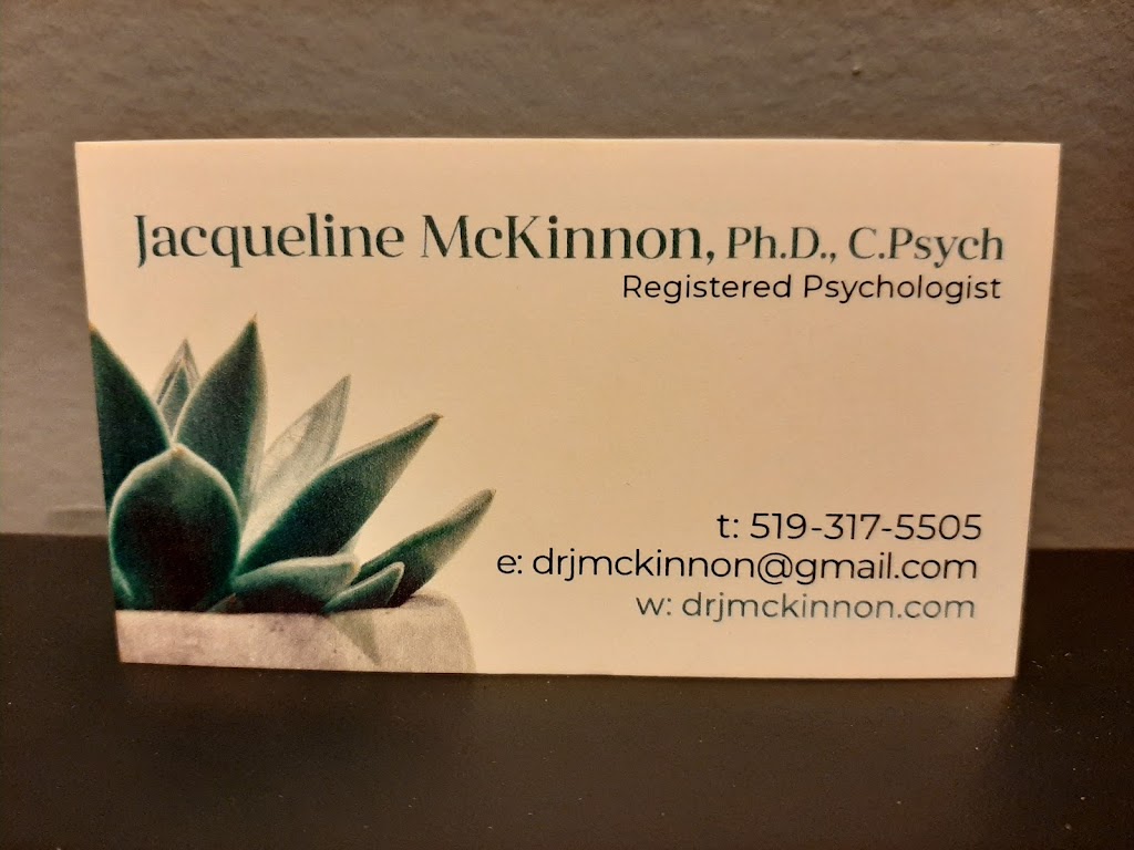 Dr. Jacqueline McKinnon, Registered Psychologist | 267 Fanshawe Park Rd W Suite 1, London, ON N6G 5A9, Canada | Phone: (519) 317-5505