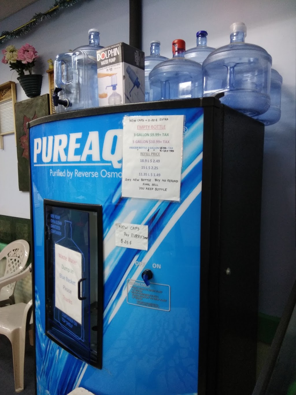 Pureaqua Water Refill | 383 Elgin St N, Cambridge, ON N1R 8C1, Canada | Phone: (519) 624-8796
