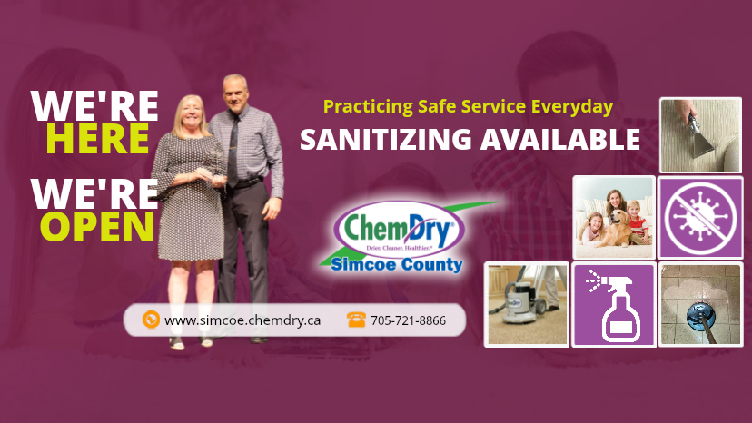 Chem-Dry Simcoe County | laundry | 25 Hart Dr #2, Barrie, ON L4N 5M3, Canada | 7057218866 OR +1 705-721-8866