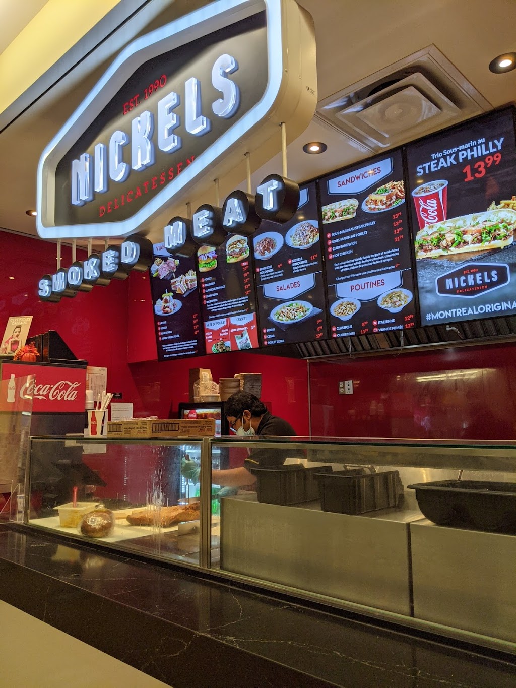 Nickels Deli Express - Place Vertu | 3131 boulevard de la Côte-Vertu, local FC01, Saint-Laurent, QC H4R 1Y8, Canada | Phone: (514) 643-4285