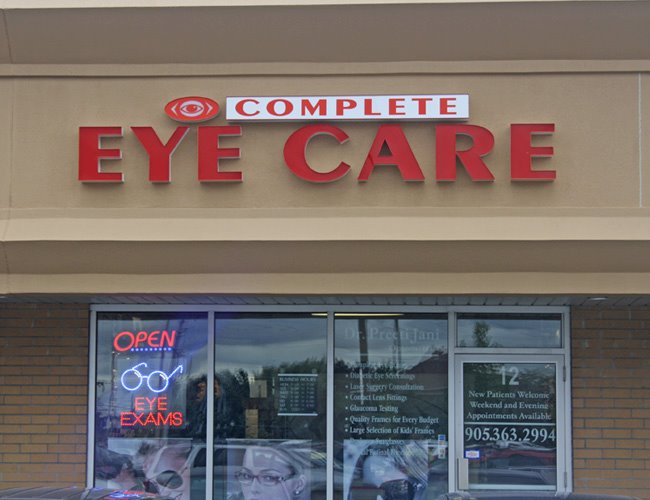 Complete Eyecare - Dr. Preeti Jani | 12-5425 Creditview Rd, Mississauga, ON L5V 2P3, Canada | Phone: (905) 363-2994
