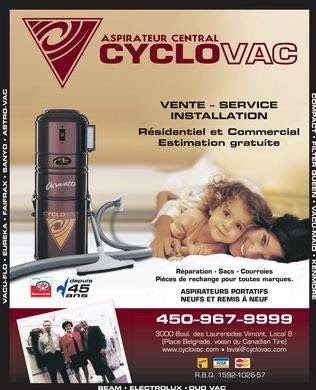 Cyclo Vac Laval | 3000 Boulevard des Laurentides, Laval, QC H7K 3K7, Canada | Phone: (450) 967-9999