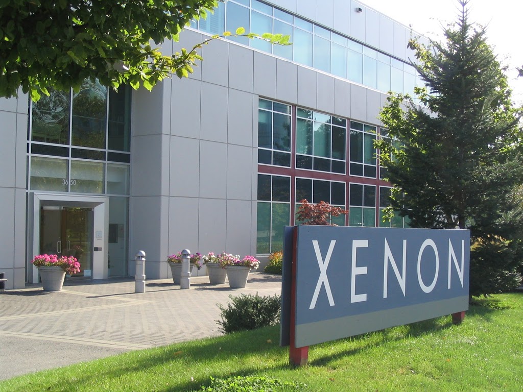 Xenon Pharmaceuticals Inc. | 3650 Gilmore Way, Burnaby, BC V5G 4W8, Canada | Phone: (604) 484-3300