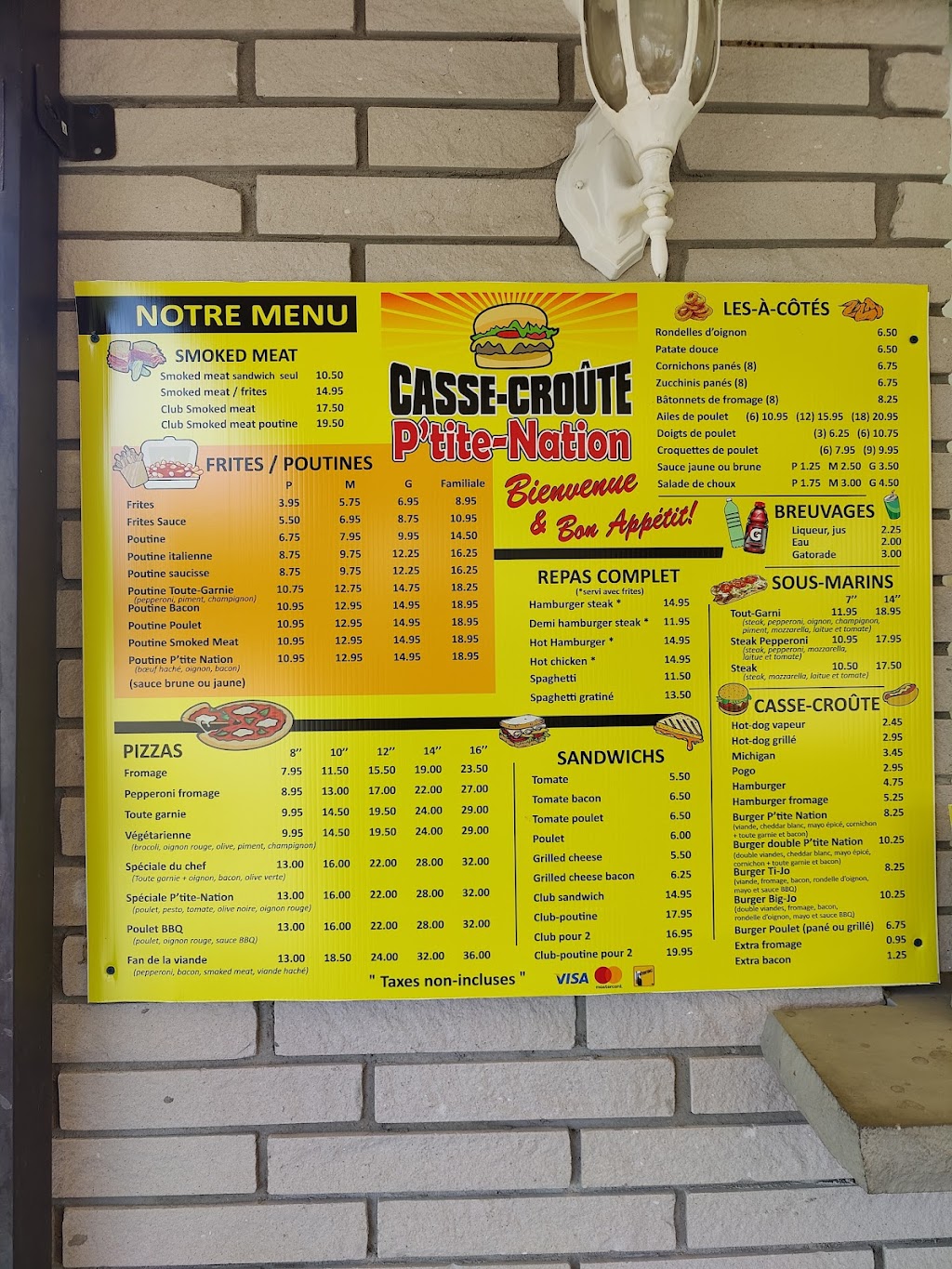 Casse-Croûte Ptite-Nation (Petite-Nation) | 81 Rue Principale, Chénéville, QC J0V 1E0, Canada | Phone: (819) 428-7848