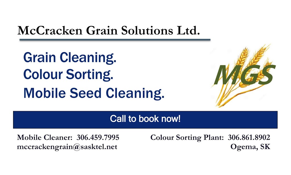 McCracken Grain Solutions Ltd. | Twp. Rd. 094 & Grid 623, Ogema, SK S0C 1Y0, Canada | Phone: (306) 459-7995
