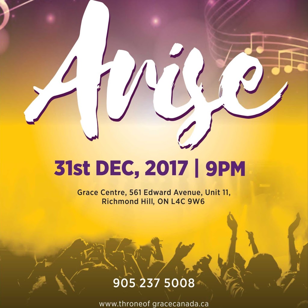 RCCG Throne of Grace | Grace Centre, 561 Edward Ave #11, Richmond Hill, ON L4C 9W6, Canada | Phone: (416) 820-8136