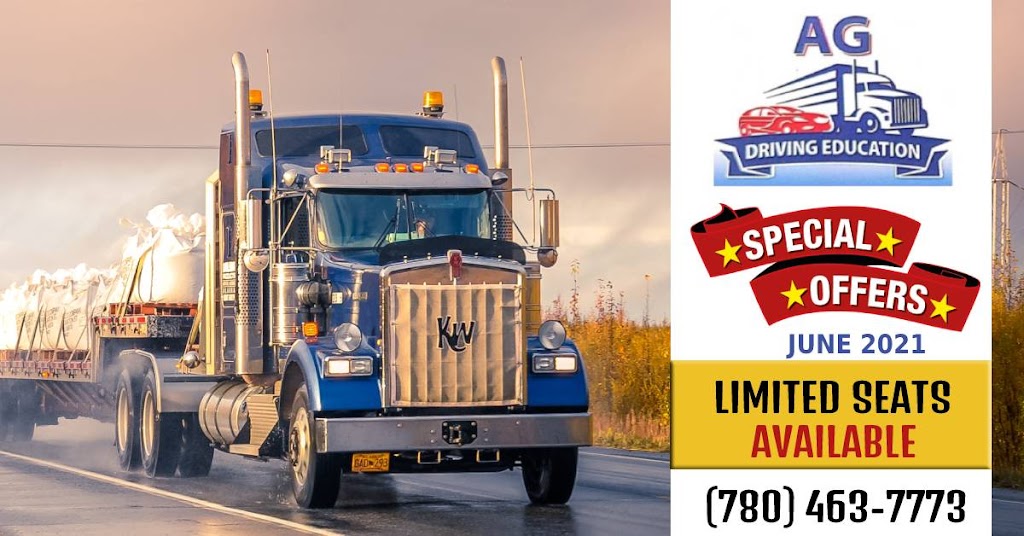 AG DRIVING EDUCATION | 3530 78 Ave NW, Edmonton, AB T6B 2X9, Canada | Phone: (780) 463-7773