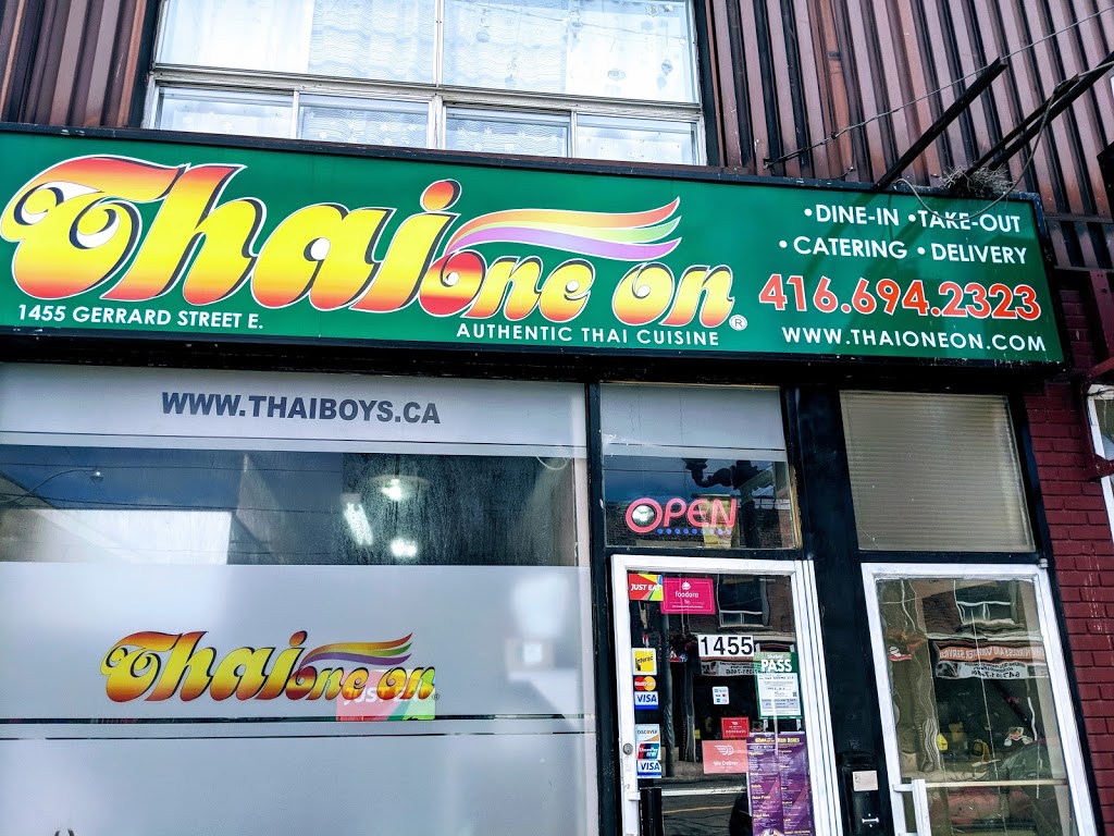 Thai One On | 1455 Gerrard St E, Toronto, ON M4L 1Z9, Canada | Phone: (416) 694-2323