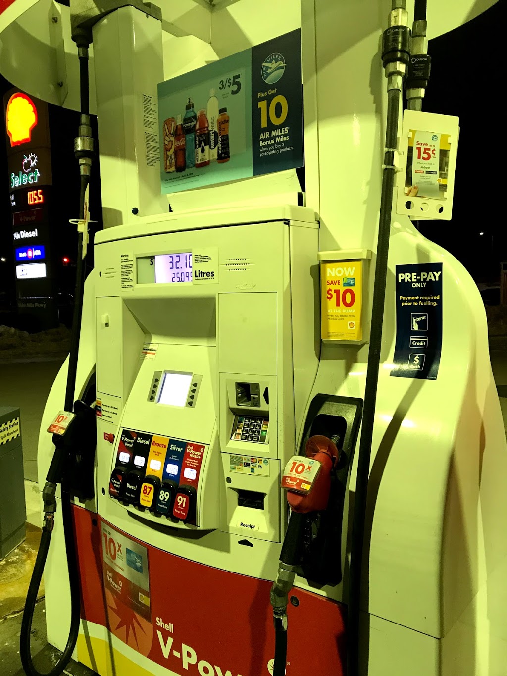 Shell | 2165 Erin Mills Pkwy, Mississauga, ON L5K 1T7, Canada | Phone: (905) 855-2393