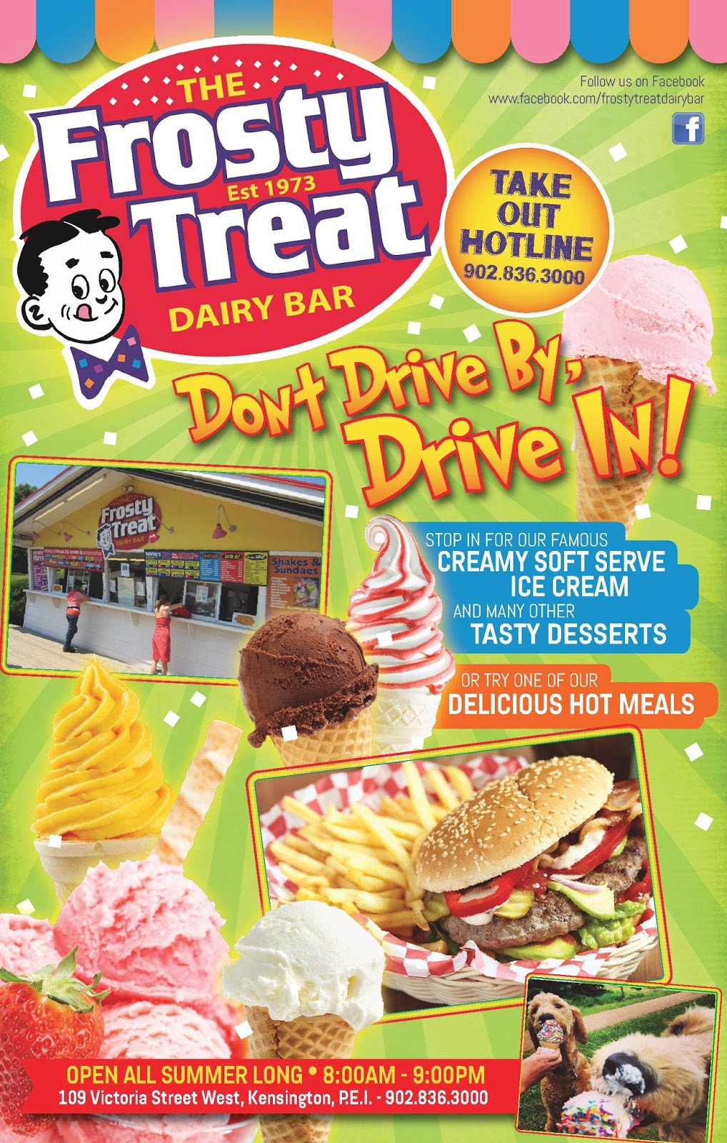 Frosty Treat Dairy Bar | 2 Locations in Kensington 109 Victoria St West & 25010, Veterans Memorial Hwy, Kensington, PE C0B 1M0, Canada | Phone: (902) 836-3000