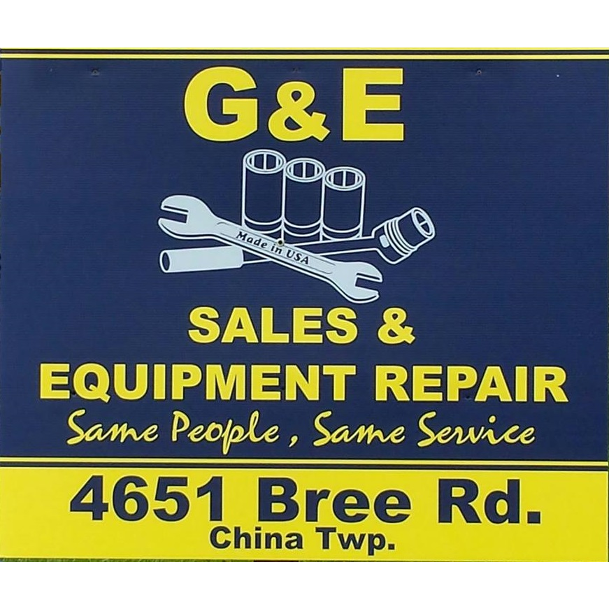 G & E Equipment Repair | 4651 Bree Rd, China Township, MI 48054, USA | Phone: (810) 326-1088