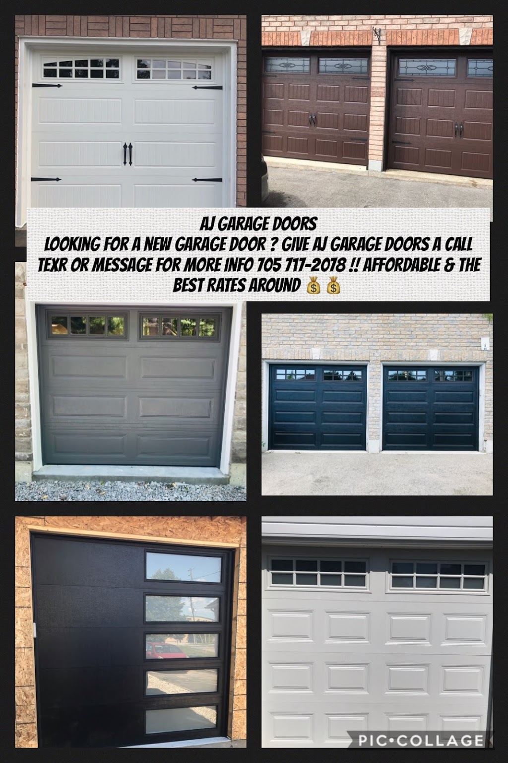 AJ Garage Doors | 109 Essa Rd, Barrie, ON L4N 3K8, Canada | Phone: (705) 717-2078