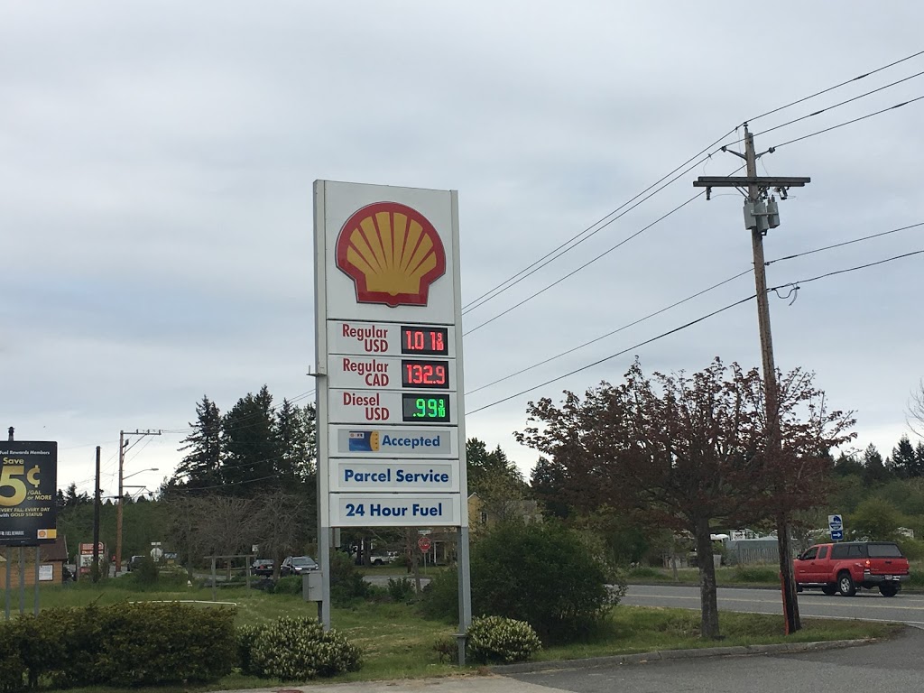 Shell | 423 Tyee Dr, Point Roberts, WA 98281, USA | Phone: (360) 945-2454