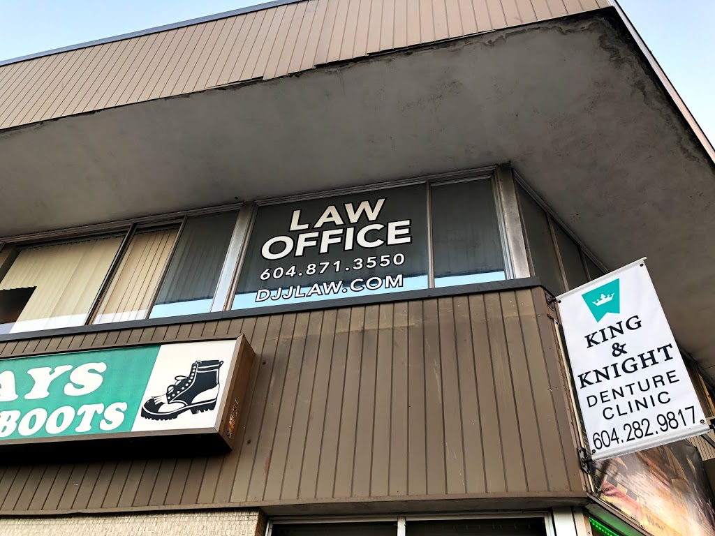 DJJLAW | 1437 Kingsway # 202, Vancouver, BC V5N 2R6, Canada | Phone: (604) 871-3550