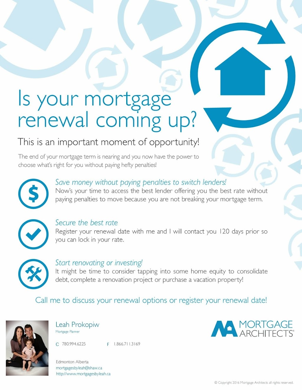 Leah Prokopiw-Mortgage Broker | 140 E Chestermere Dr #6, Chestermere, AB T1X 1M1, Canada | Phone: (780) 994-6225