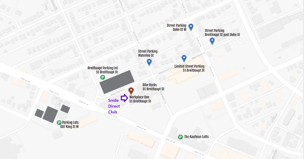Smile Direct Club | Inside Workplace One, 51 Breithaupt St Suite 100, Kitchener, ON N2H 5G5, Canada | Phone: (800) 688-4010