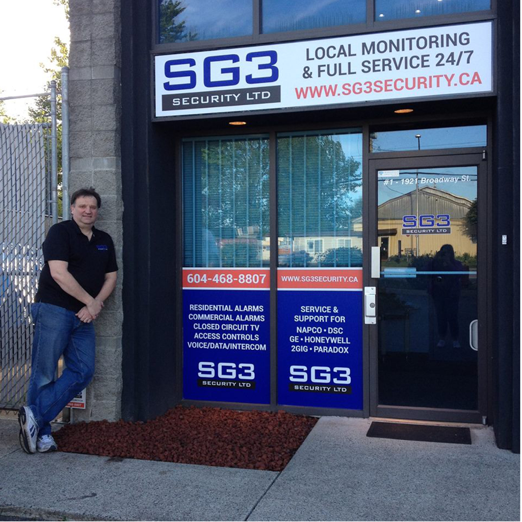 SG3 Security & Alarms | 1921 Broadway St #1, Port Coquitlam, BC V3C 2N2, Canada | Phone: (604) 468-8807