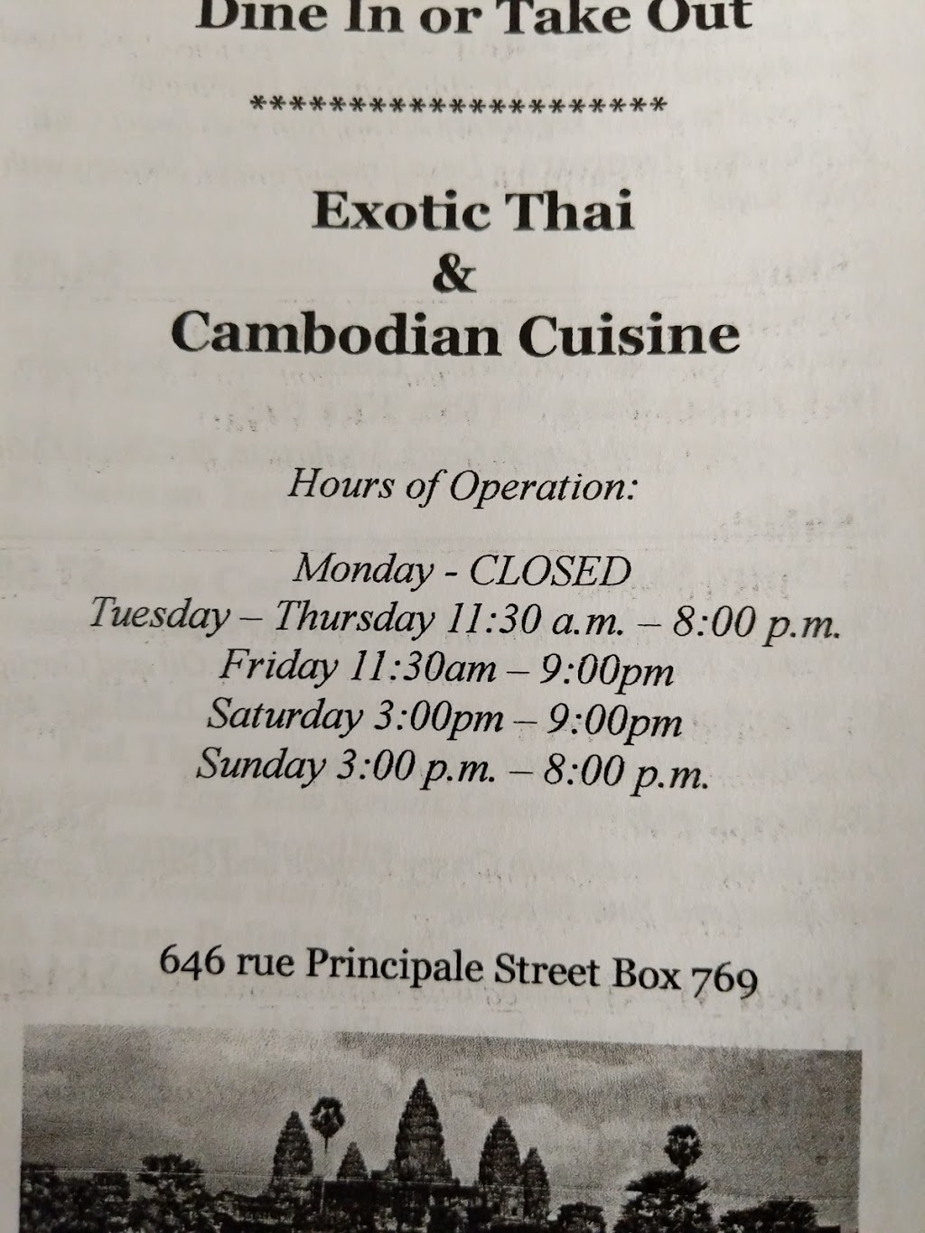 Asian Bistro | 646 Principale St, Casselman, ON K0A 1M0, Canada | Phone: (613) 764-2999