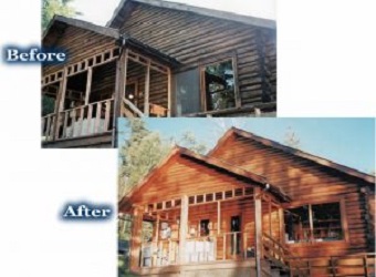 Log & Wood Home Colour Restoration | 2457 Burnstown Rd, Renfrew, ON K7V 3Z4, Canada | Phone: (613) 433-0860