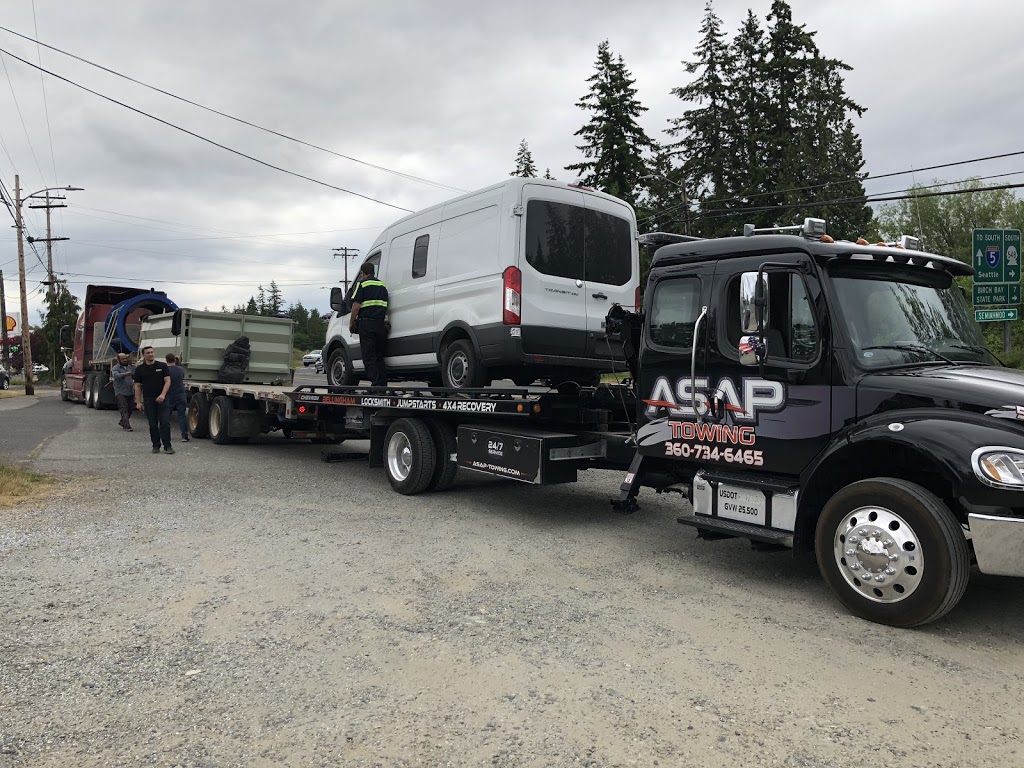 ASAP Towing of Bellingham | 3876 Hannegan Rd STE A, Bellingham, WA 98226, USA | Phone: (360) 734-6465