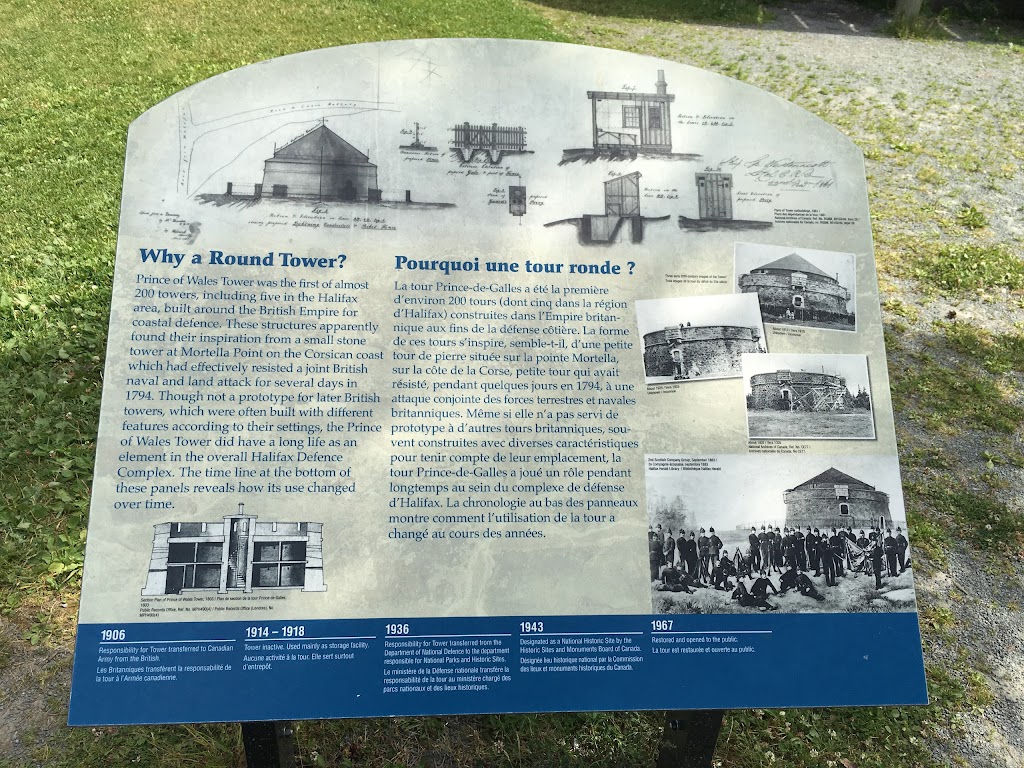 Prince of Wales Tower National Historic Site | 5718 Point Pleasant Dr, Halifax, NS B3H 1B5, Canada | Phone: (902) 426-5080