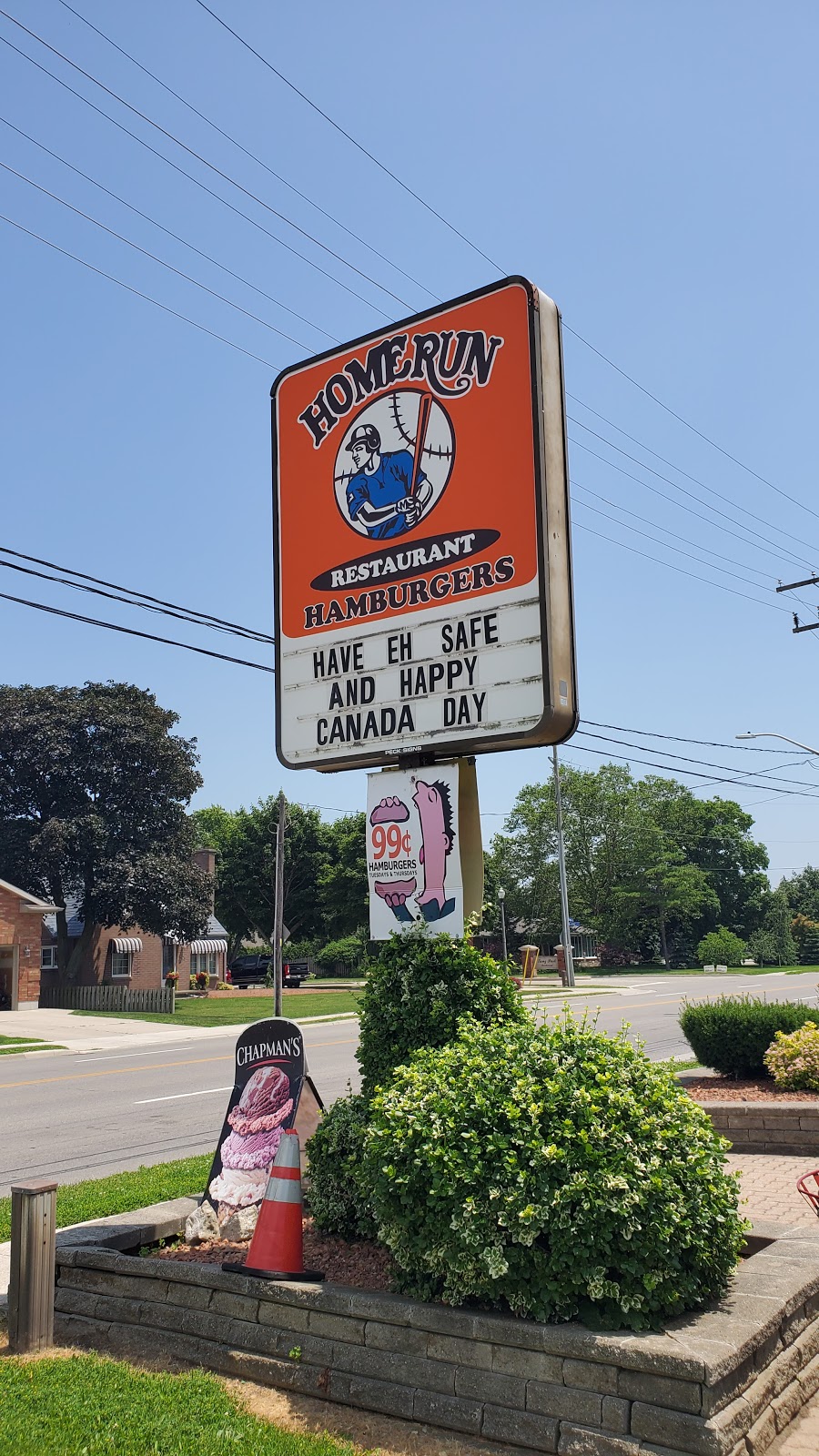 Home Run Restaurant | 202 Chatham St S, Blenheim, ON N0P 1A0, Canada | Phone: (519) 676-2922