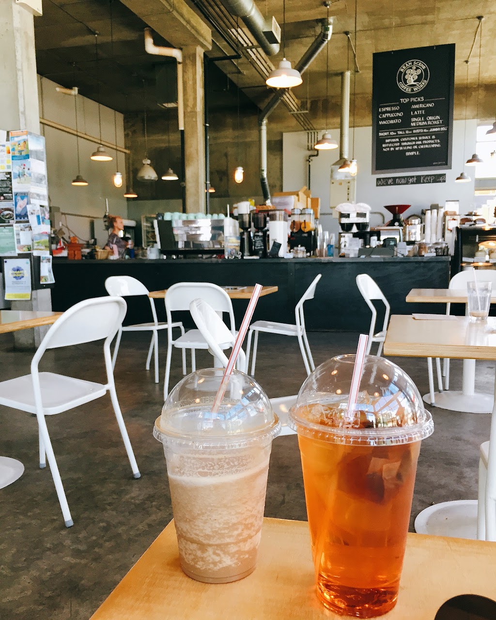 Bean Scene Coffee Works | 100-1615 Dickson Ave, Kelowna, BC V1Y 7W6, Canada | Phone: (778) 484-5445