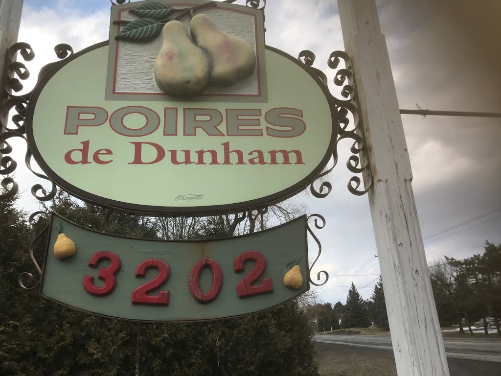 Les Poires de Dunham | 3202 Rue Principale, Dunham, QC J0E 1M0, Canada | Phone: (514) 829-8512