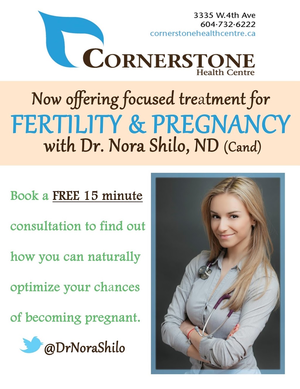 Cornerstone Health Centre | 3335 W 4th Ave, Vancouver, BC V6R 1N6, Canada | Phone: (604) 732-6222
