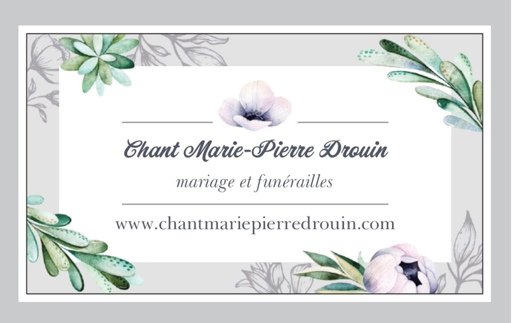 Chant Marie-Pierre Drouin | 295 Rue du Parc, Saint-Odilon-de-Cranbourne, QC G0S 3A0, Canada | Phone: (418) 386-7796