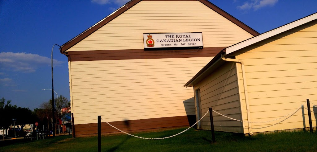 Royal Canadian Legion Branch 247 | 6 Huron St, Devon, AB T9G 1G3, Canada | Phone: (780) 987-3356