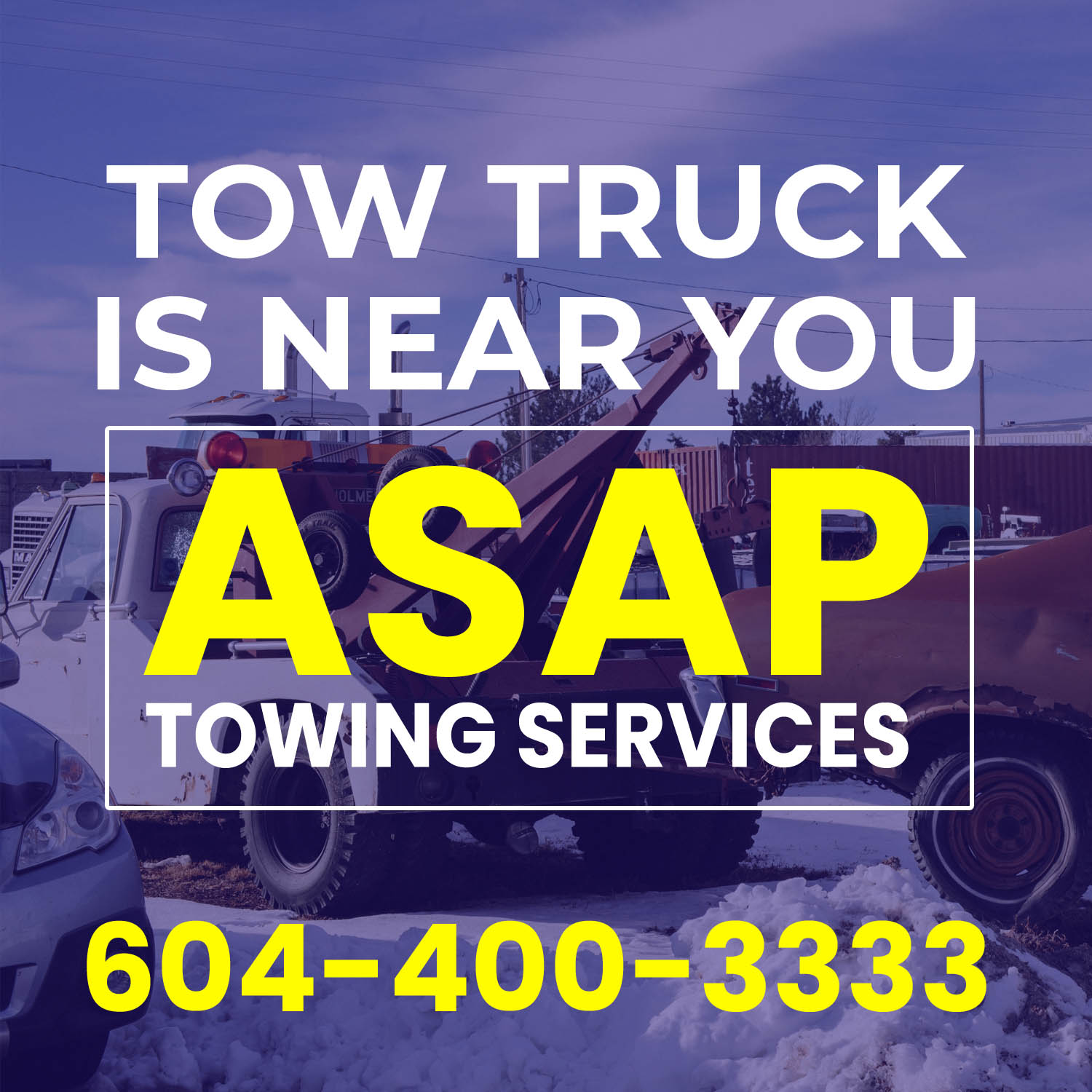 ASAP |Towing Surrey-Tow Truck Surrey | | 12511 82 Ave, Surrey, BC V3W 3E8, Canada | Phone: (604) 400-3333