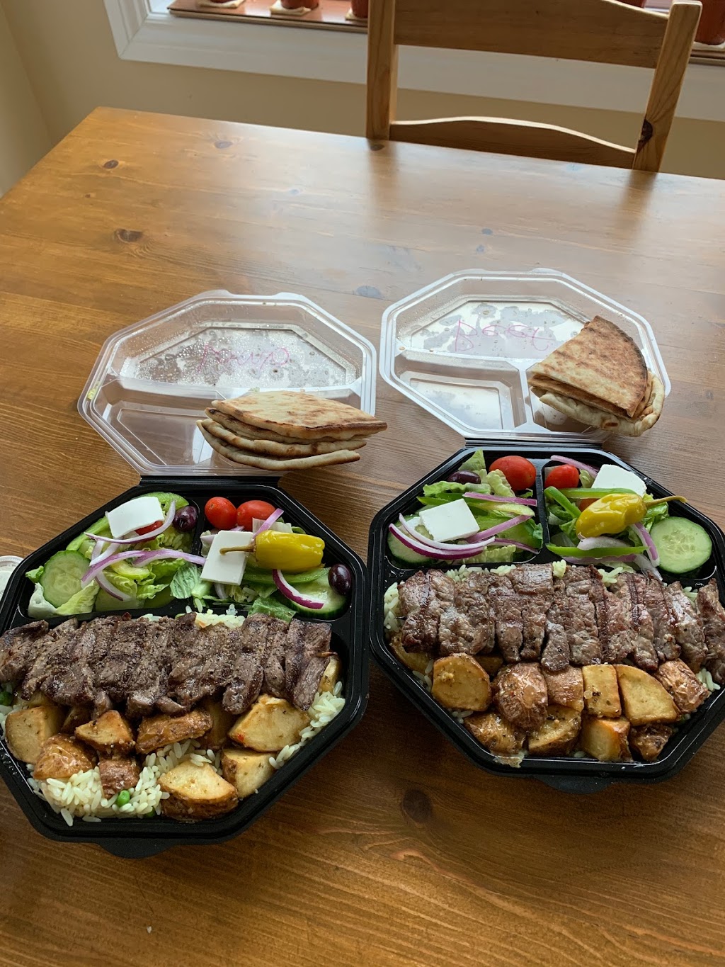 Argos Greek & Pizza | 34 Highbury Park Dr Unit C5, Nepean, ON K2J 5C6, Canada | Phone: (613) 825-7755