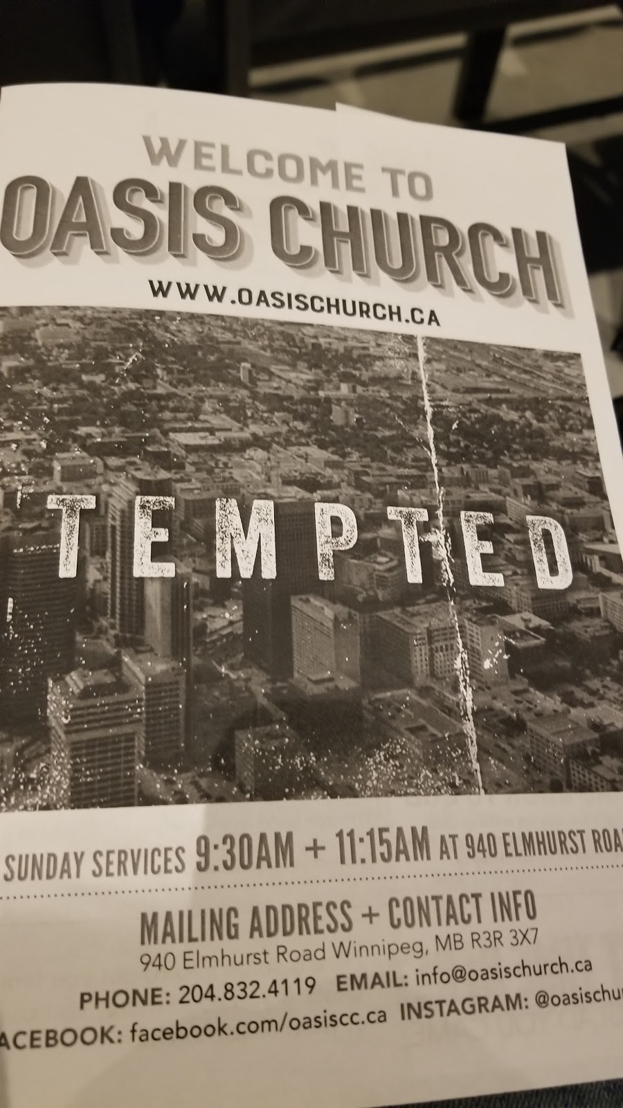 Oasis Church | 940 Elmhurst Rd, Winnipeg, MB R3R 3X7, Canada | Phone: (204) 832-4119