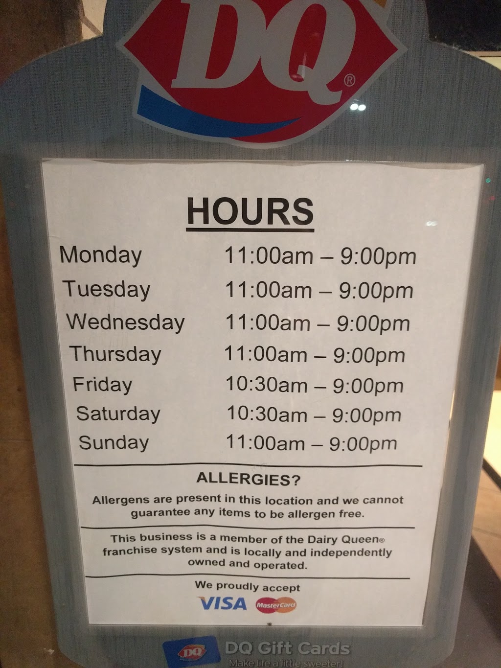 Dairy Queen Grill & Chill | 720 Westmount Rd E, Kitchener, ON N2E 2M6, Canada | Phone: (519) 208-1185