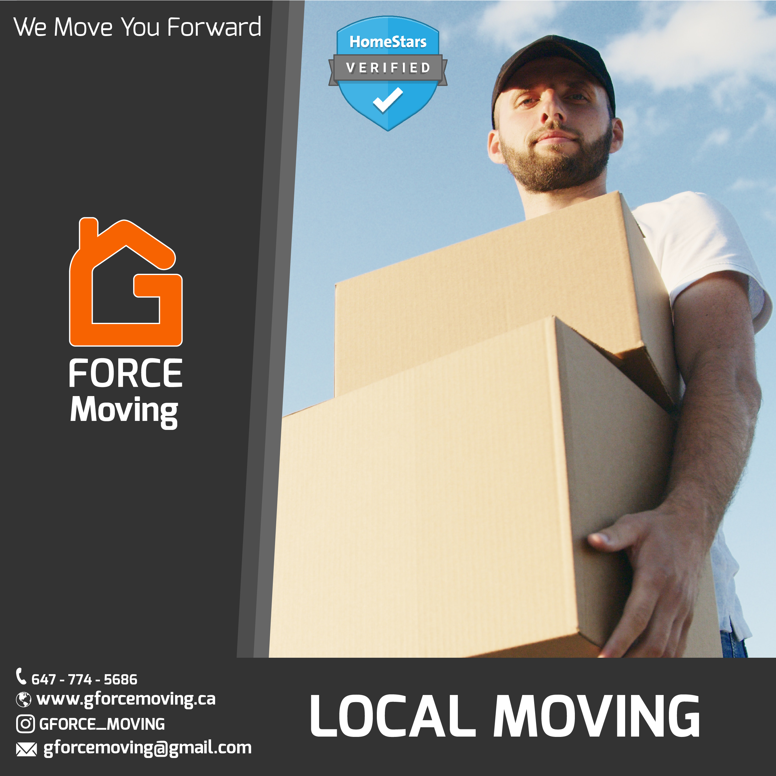 G-FORCE Moving Company | 242 Madawaska Ave, Oshawa, ON L1J 1E5, Canada | Phone: (647) 774-5686