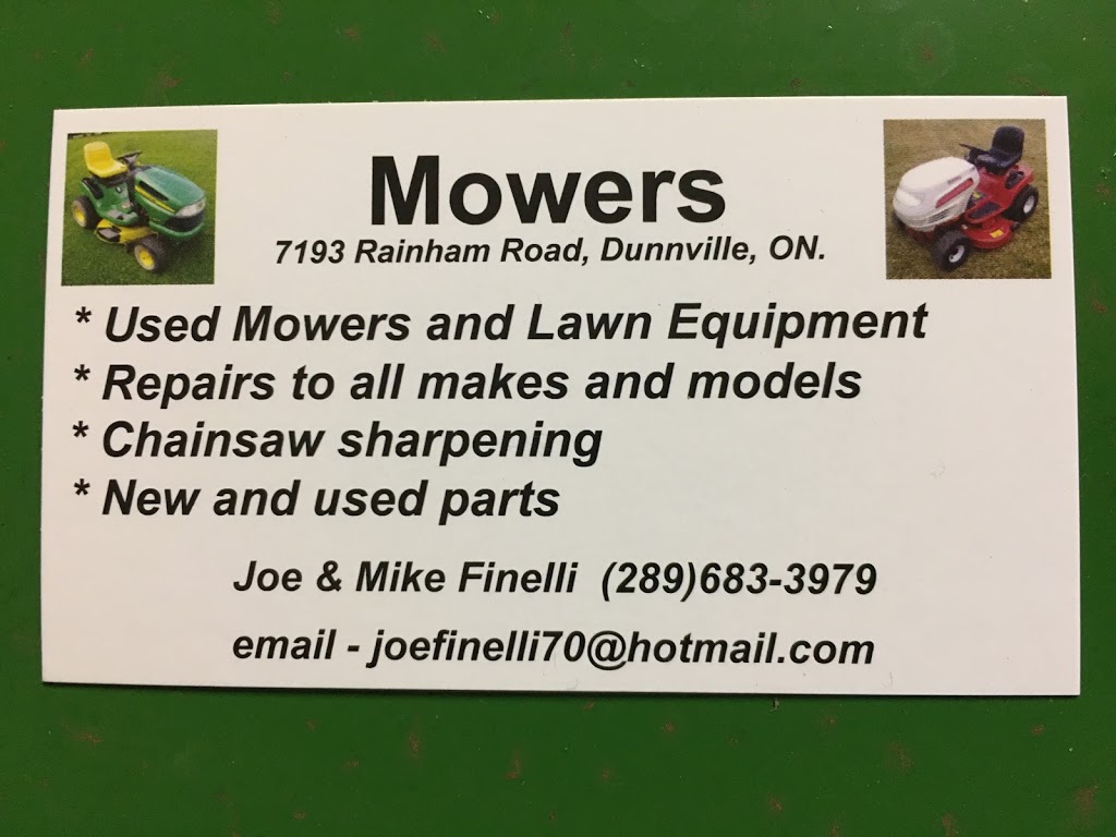 Mowers | 7193 Rainham Rd, Dunnville, ON N1A 2W8, Canada | Phone: (289) 683-3979