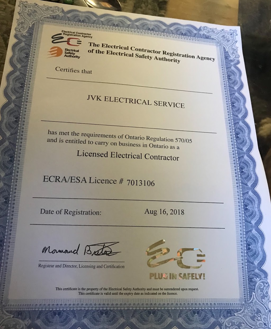 JVK ELECTRICAL SERVICE | 1060 4 Seasons Rd, Severn Bridge, ON P0E 1N0, Canada | Phone: (705) 321-3584