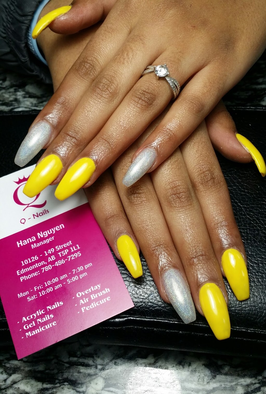 Q-Nails | 10126 149 St, Edmonton, AB T5P 1L1, Canada | Phone: (780) 486-7295