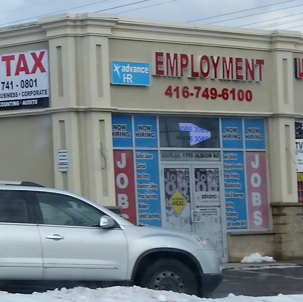 Advance Human Resources | 1770 Albion Rd, Etobicoke, ON M9V 1C3, Canada | Phone: (416) 749-6100