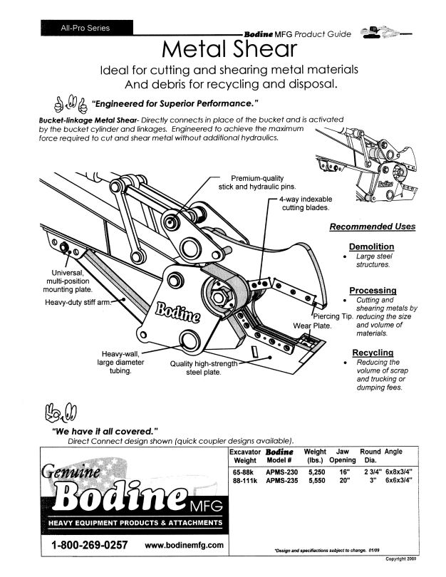 Bodine Manufacturing | 2276 London Rd, Smithville, ON L0R 2A0, Canada | Phone: (905) 957-2961