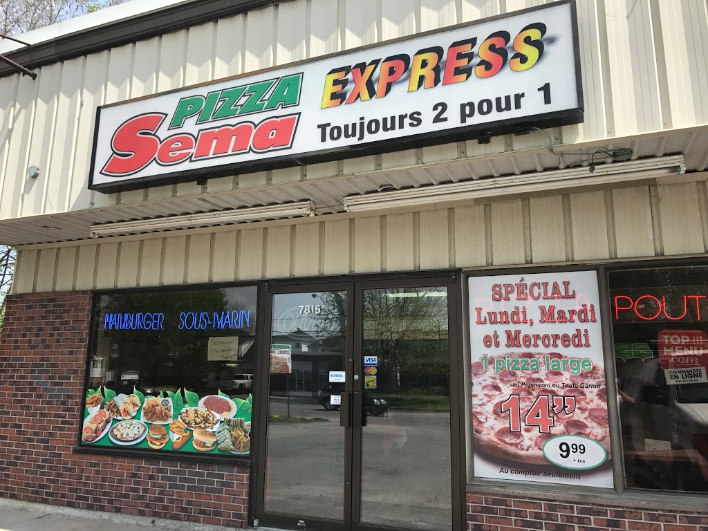 Pizza Sema Express | 7815 Boulevard Arthur-Sauvé, Laval, QC H7R 3X8, Canada | Phone: (450) 627-0707