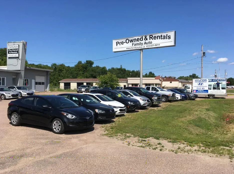 Family Auto Rentals & Detailing | 1377 Pembroke St W, Pembroke, ON K8A 7A5, Canada | Phone: (613) 631-0211