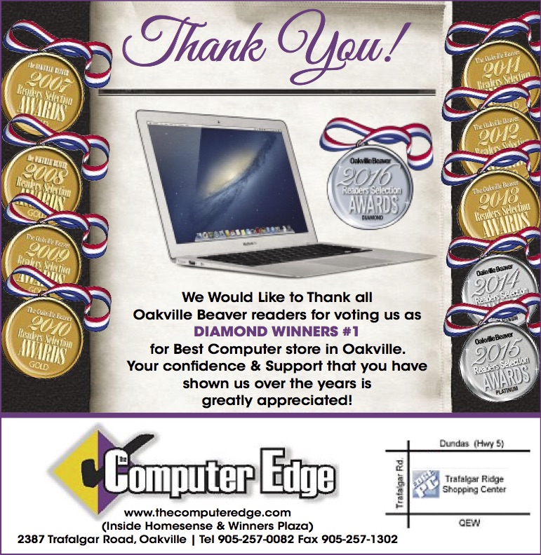 The Computer Edge | 2387 Trafalgar Rd b7, Oakville, ON L6H 6K7, Canada | Phone: (905) 257-0082