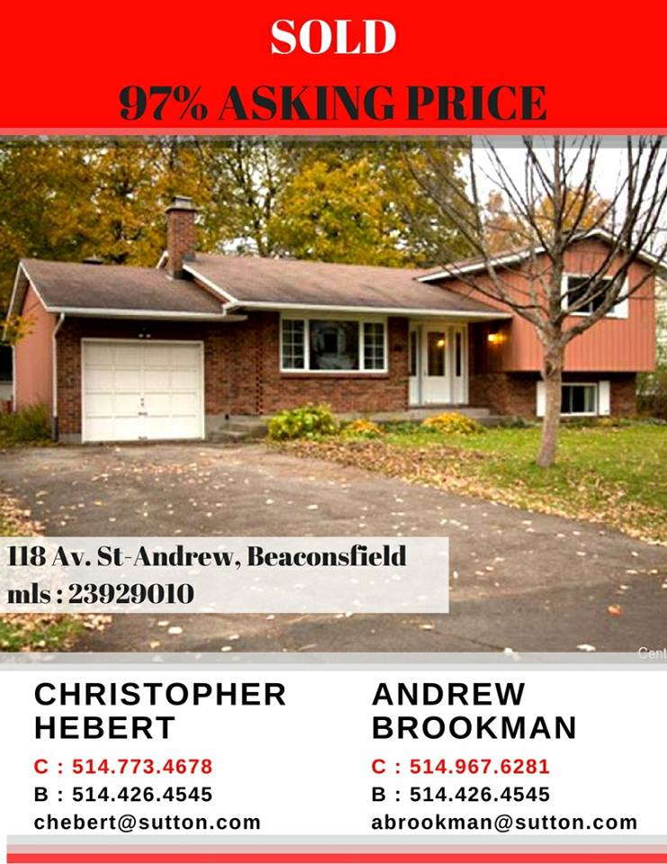 Christopher Hebert, Sutton Real Estate Broker | 16985 Route Transcanadienne, Kirkland, QC H9H 5J1, Canada | Phone: (514) 773-4678