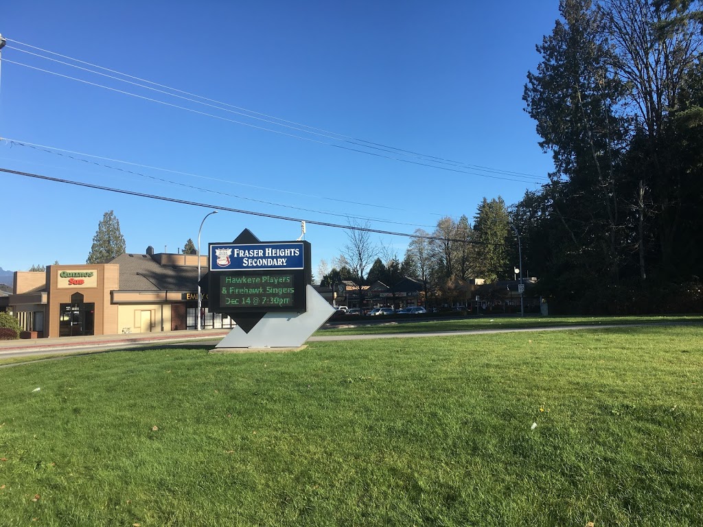 Fraser Heights Secondary School 16060 108 Ave, Surrey, BC V4N 1M1, Canada