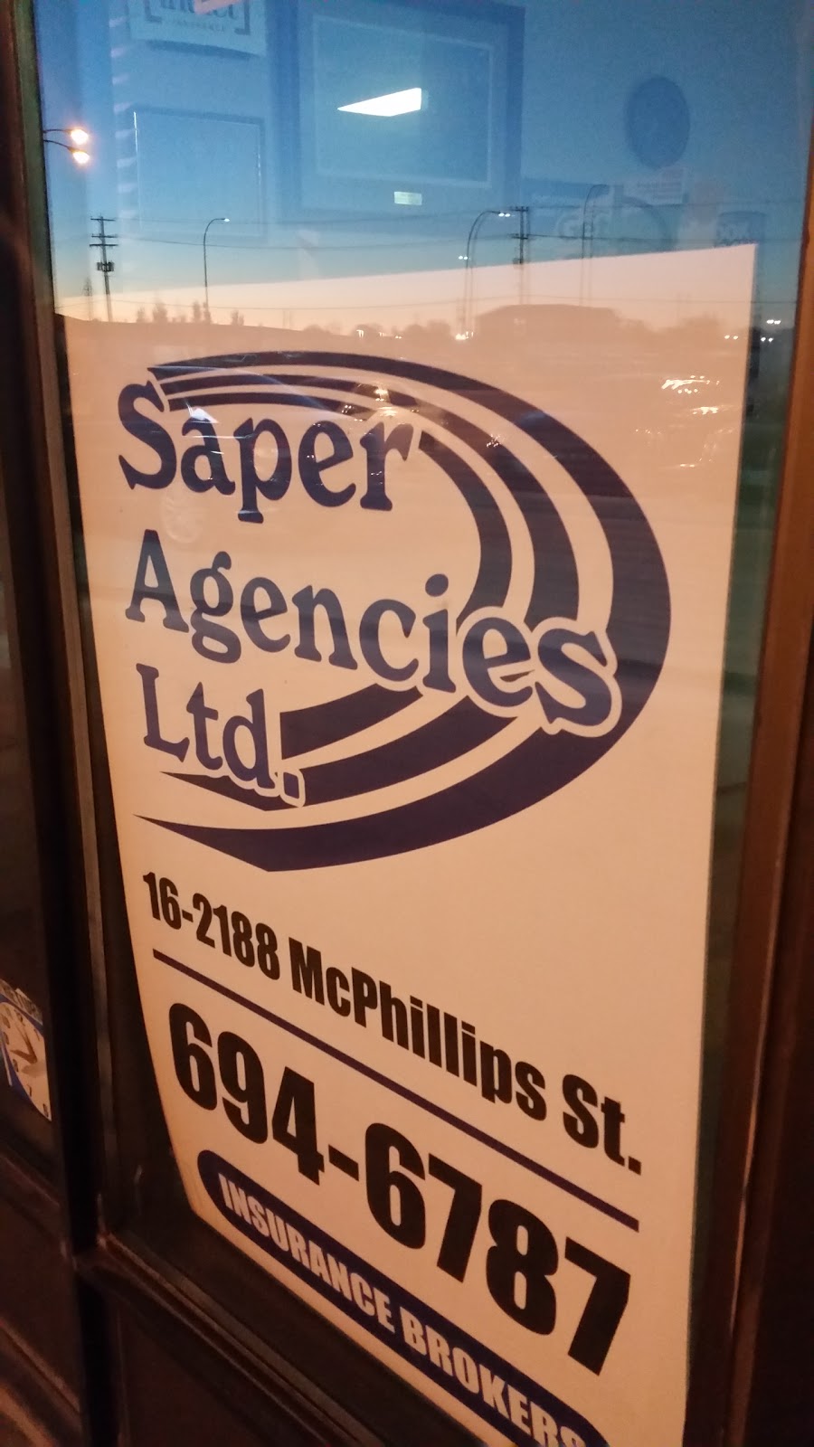 Saper Agencies | Suite 16, 2188 McPhillips St, Winnipeg, MB R2V 3C8, Canada | Phone: (204) 694-6787