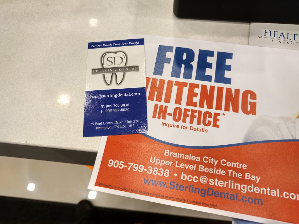 Sterling Dental | 25 Peel Centre Dr Unit 226A, Brampton, ON L6T 3R5, Canada | Phone: (647) 793-6879